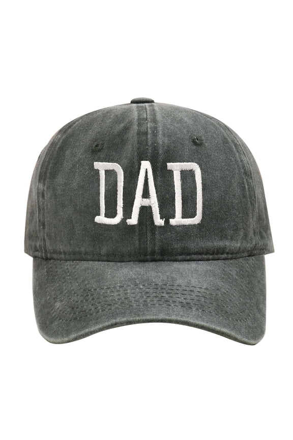 Baseball Caps Father's Day Dad Embroidered Printed Cap For Stylish Men Customized Gift Hat For Dad On Birthday Or Special Occasions Army Green