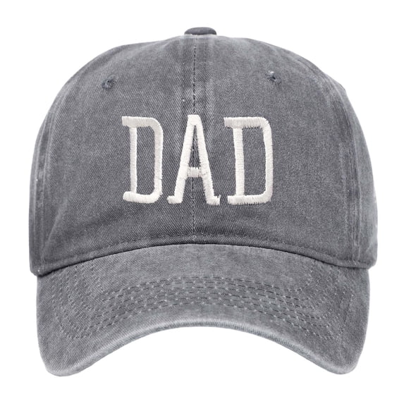 UJNDER Baseball Caps Father's Day Dad Embroidered Printed Cap For Stylish Men Customized Gift Hat For Dad On Birthday Or Special Occasions Grey