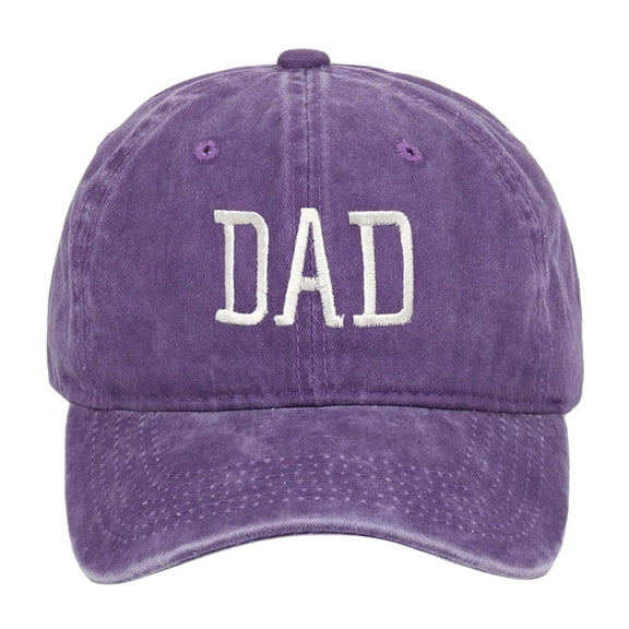 UJNDER Baseball Caps Father's Day Dad Embroidered Printed Cap For Stylish Men Customized Gift Hat For Dad On Birthday Or Special Occasions Purple