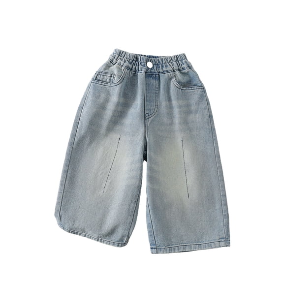 UJNDER Boys Casual Straight Leg Jeans Loose Fit Comfortable Trousers Arrival Fashion Long Pants for Kids Boys Pants,Blue_003,11-12 Years