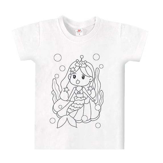 UJNDER Boys T Shirts Wonderartist Coloring T Shirt For Boys With Washable Markers Color In And Wash Out T Shirt Boys' Tops, Tees & Shirts F,6-7 Years