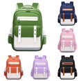 thumbnail image 1 of UJNDER Cloud Design Large Capacity Backpack for Elementary Students Lightweight Weight-Reducing Daypack for Boys and Girls Girls School Backpack,02_Green,Large, 1 of 4