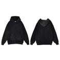 thumbnail image 1 of UJNDER Cool Girls Casual Wash Basic Hoodies Long Sleeve Street Hoodie Sweatshirts With Pocket Black M, 1 of 2