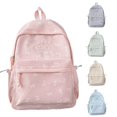 thumbnail image 1 of UJNDER Cute Bow Knot Casual Backpack for Middle School Students Lightweight Stylish Schoolbag with Soft Straps for Daily Commute Middle School Backpack,02_Pink,Mid, 1 of 4