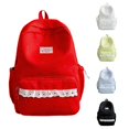 thumbnail image 1 of UJNDER Elegant Lace Starry Backpack for Students Lightweight Daypack with Spacious Compartments and Comfortable Shoulder Straps School Backpack for Girls,01_Red,Mid, 1 of 4