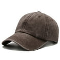 thumbnail image 1 of UJNDER Fashionable Heart Embroidered Baseball Cap Pure Washed Style for Various Outdoor Activities Coffee, 1 of 2