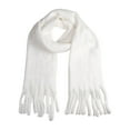 thumbnail image 1 of UJNDER Fashionable Outdoor Winter Scarf for Versatile Style and Warmth Winter Scarf for Women White, 1 of 4