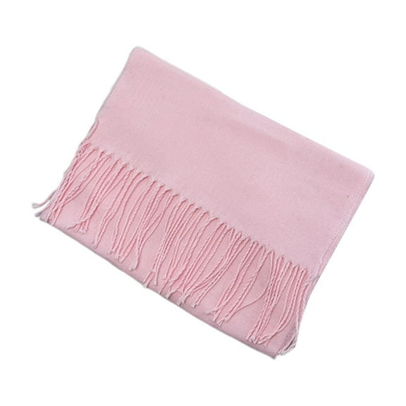 UJNDER Fashionable Soft Texture Universal Classic Autumn and Winter Scarf Soft and Comfortable Style for Versatile Pink