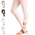 thumbnail image 1 of UJNDER Girls Ballet Convertible Tights Soft Stretchy Full Length Dance Pants for Practice and Performance Girls Leggings,Pink,3-5 Years, 1 of 6