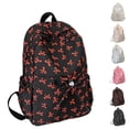 thumbnail image 1 of UJNDER Girls School Backpack Cute Preppy Backpack for Teen Girls with Pencil Pouch, Girly Daypack for College and Back to School Bookbag for Girls 02_Red,One Size, 1 of 5