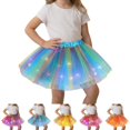 thumbnail image 1 of UJNDER Glitter Skirt Girls Glitter Skirt with Lights Layered Tutu for Party Dress Up Skirts for Girls Sky Blue,One Size, 1 of 4