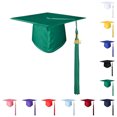thumbnail image 1 of UJNDER Graduation Hat School Unisex Student Graduation Cap with Tassel for Adult Hats for Women Green,One Size, 1 of 4