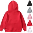 thumbnail image 1 of UJNDER Graphic Hoodies Boys Girls and Toddlers Pullover Hoodie Sweatshirts Casual Top Comfort Tops,RD2,3-4 Years, 1 of 4