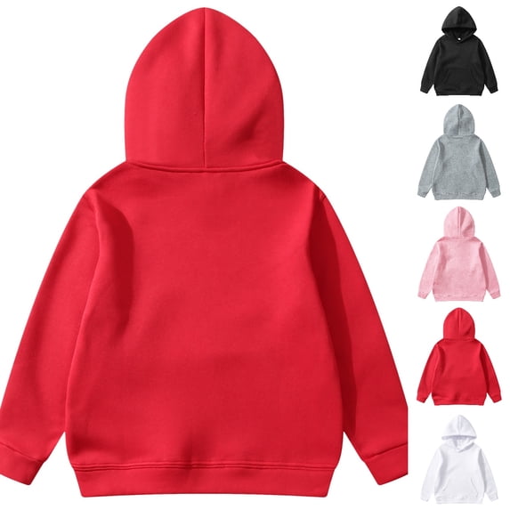 UJNDER Graphic Hoodies Boys Girls and Toddlers Pullover Hoodie Sweatshirts Casual Top Comfort Tops,RD2,3-4 Years