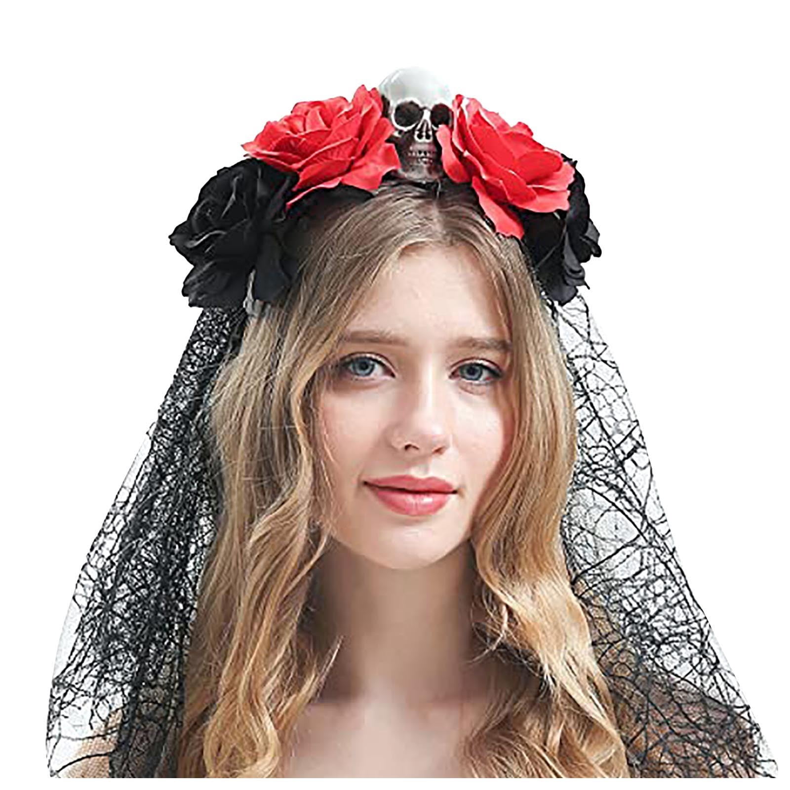 UJNDER-Halloween-Rose-Flower-