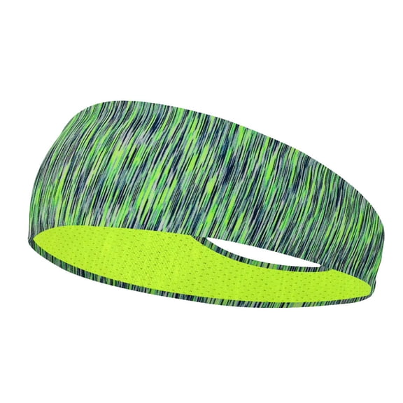 UJNDER Headbands for Women Elastic Hair Bands for Workout Yoga Running and Sports Non Sweat Hair Wrap Green