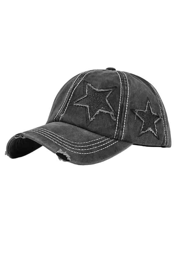 High Messy Bun Ponytail Hat for Women Comfortable Baseball Cap Quick Drying Design for Outdoor Activities Black