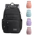 thumbnail image 1 of UJNDER High School Students Large Capacity Nylon Travel Backpack with Multiple Compartments for Casual Daily Commuting,Black,Large, 1 of 4