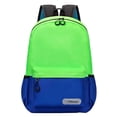 thumbnail image 1 of UJNDER High school Lightweight Student Bookbag with Design for Boys Girls Travel Study Everyday Comfortable kids bookbag 02_Green,L, 1 of 2