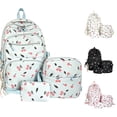 thumbnail image 1 of UJNDER Kids Adorable Cherry Printed Backpack with Spacious Main Compartment and Padded Straps for Elementary School Daily Use,Blue,Mid, 1 of 6