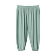 thumbnail image 1 of UJNDER Kids Pants Loose Solid Color Jogging Slacks Casual Comfortable Everyday Wear Green 100, 1 of 4