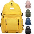 thumbnail image 1 of UJNDER Kids Students Nylon Outdoor Travel Backpack Casual Large Capacity Daypack for Middle School and Everyday Adventure Use,Yellow,Large, 1 of 8