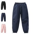 thumbnail image 1 of UJNDER Kids Windproof Lined Waterproof Ski Trousers Thermal Winter Style for Hiking Adventure Kids Hiking Pants,01_Navy,2-3 Years, 1 of 8