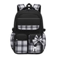 thumbnail image 1 of UJNDER Kids school backpack Lightweight Spine Support Large Capacity for 1st-6th Grade Students Ages 7-16 Comfortable Shoulder Straps girl bookbag Black,One Size, 1 of 5