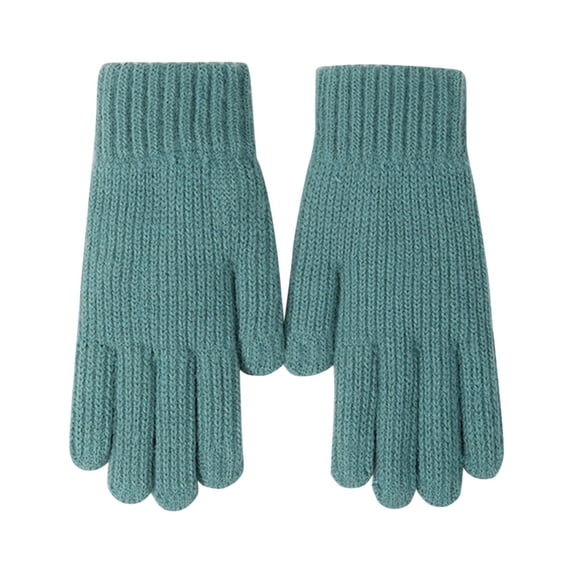 UJNDER Knitted Gloves Winter with Thread Outdoor Windproof and Cold Warm for Daily Use D One size