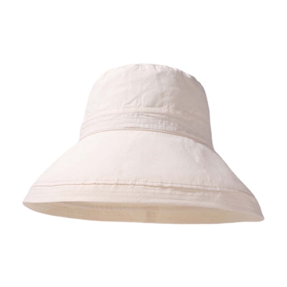 UJNDER Ladies' Full Sun Hat for Women Summer Outdoor Bucket Hat for Style and Sun Protection Beige