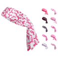 thumbnail image 1 of UJNDER Ladies Ribbon Sports Yoga Hair Tie Headband Care Awareness Flowing Scarf Band Headbands for Women,Light Pink2,One Size, 1 of 3