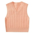 thumbnail image 1 of UJNDER Lined Winter Sweater Coat for Women Mid Length Solid Color Hooded Jacket Light Pink M, 1 of 2
