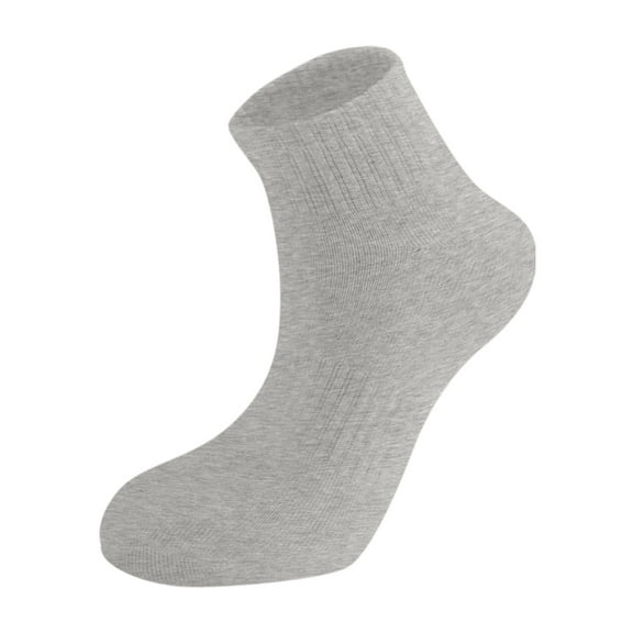UJNDER Men's Quarter Socks Basketball Athletic Socks Sports Socks for Running and Casual Wear Grey