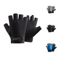 thumbnail image 1 of UJNDER Men's Solid Color Half Finger Outdoor Cycling Motorcycle Fitness Riding Training All Weather Gloves Winter Gloves Men, 1 of 4