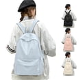 thumbnail image 1 of UJNDER Middle High School Students清新 Casual Backpack with Spacious Compartment Padded Straps for Daily Commuting and Travel,Blue,Mid, 1 of 4
