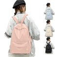 thumbnail image 1 of UJNDER Middle High School Students清新 Casual Backpack with Spacious Compartment Padded Straps for Daily Commuting and Travel,Pink,Mid, 1 of 4