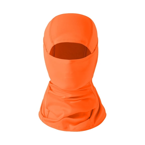 UJNDER Outdoor Cycling Headgear Balaklava Hat Breathable Sun Ice Silk Flying Tiger for Sun and Comfort Orange