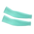 thumbnail image 1 of UJNDER Outdoor Cycling Sun Sleeves Ice Silk Arm Guards for Sports and Activities Compression Sleeves for Gardening Workouts and Outdoor Use Mint Green, 1 of 4