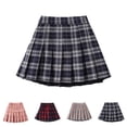 thumbnail image 1 of UJNDER Pleated Skirt Girls A Line Skirt Kids Pleated School Skirt Casual Tutu Skirt for Toddler Girls Children Fashion Skirt Girls Skirt Navy,12-24 Months, 1 of 4