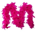 thumbnail image 1 of UJNDER Quality Flapper Night Dance Party Scarf for Show Elegant Events 1920s Gatsby Themed Accessory hot pink, 1 of 2