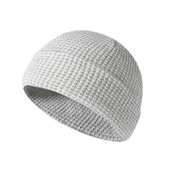 UJNDER Reflective Sports Baseball Caps for Men and Women Night Running Hat Stylish Personality Accessory Versatile and Comfortable Design White