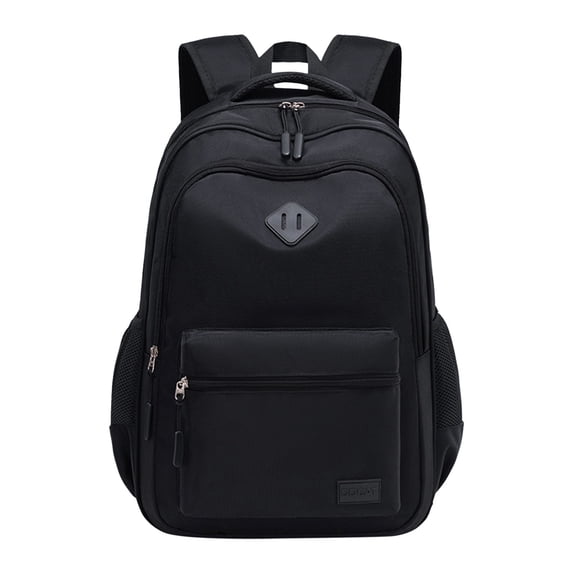UJNDER School for Girls Black Water-resistant Bookbag with 8 Compartments, and Stylish for School, College, and Travel Book Bag for Girls A,30.5 x14x44cm