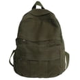 thumbnail image 1 of UJNDER School for Girls Classic Solid Color Backpack with and Adjustable Straps, Ideal for Everyday School and Travel Book Bag for Girls Army Green,One Size, 1 of 2