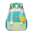 thumbnail image 1 of UJNDER School backpack for girls Lightweight Color Block Design Travel Daypack for Kindergarten Boys Girls Small Size bookbag for boys Green,One Size, 1 of 4