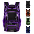 thumbnail image 1 of UJNDER Students Cool Transparent Large Capacity School Backpack for Concert Stadium and Daily School Use,Purple,Large, 1 of 4