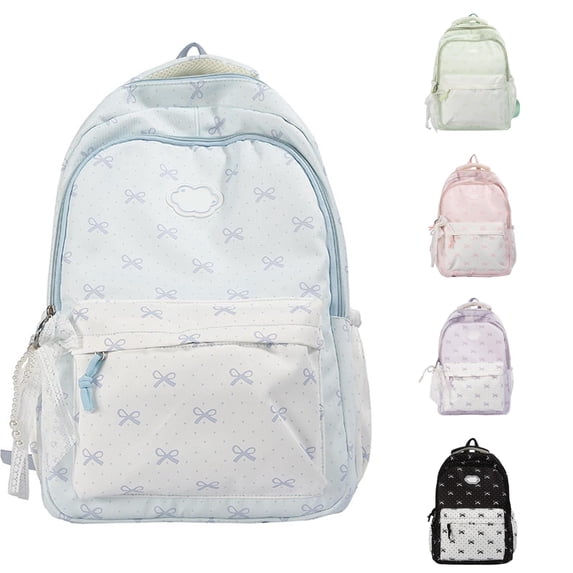 UJNDER Students Large Capacity Lightweight Backpack with Multiple Compartments for Daily Commutes Travel and School Use,Blue,Large