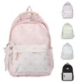 thumbnail image 1 of UJNDER Students Large Capacity Lightweight Backpack with Multiple Compartments for Daily Commutes Travel and School Use,Pink,Large, 1 of 4