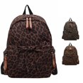 thumbnail image 1 of UJNDER Students Leopard Print Large Capacity Backpack for Commuting Travel and Daily School Use Versatile Daypack,Coffee,Large, 1 of 5