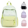 thumbnail image 1 of UJNDER Students Versatile Lightweight Casual Backpack with Bow Detail and Patchwork Design for Everyday Carry and School Use,Green,Mid, 1 of 9