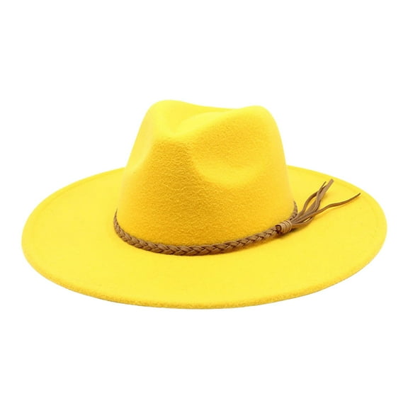 UJNDER Stylish Sun Hats For Women With Large Brim Design Ideal For Every Season Perfect For Beach Travel And Gardening Sun Protection Yellow